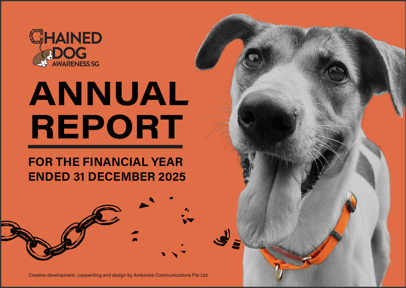 Chained Dog Awareness Singapore FY2025 Annual Report Cover